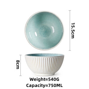 Omk Châu Âu phong cách đơn giản bát Gốm