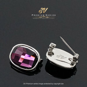 Sv Premium Austria Crystal Pin Tudung Elegant Brooch Bahu Kerongsang Tudung Shawl Bawal Stainless Steel With Gift Box