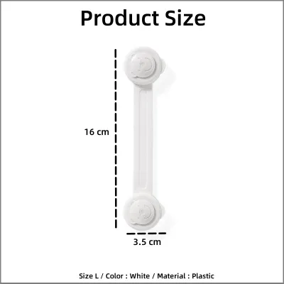 Johor Seller | Multi-function Child Baby Safety Lock Cupboard Cabinet Door Drawer Security Lock Non Adjustable