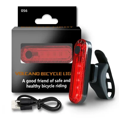 Lampu Belakang Sepeda LED USB Rechargeable Anti Air Tahan Lama Lampu Sepeda 4 Mode Super Terang