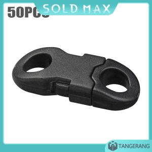 50pcs Buckle Sodok Lubang 5mm Paracord Aksesoris Gelang Buckle Gelang