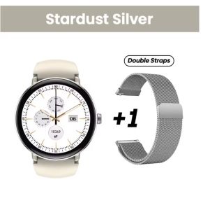 Zeblaze Lily 2 Bluetooth Calling Smartwatch 1.2 INCH AMOLED Screen Double Straps Health Monitoring Smart Watch for Women