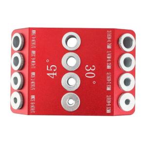 30 45 90 độ thanh dẫn khoan góc Jig khoan hướng dẫn 4 kích thước khoan Jig cho góc cạnh và lỗ thẳng khoan kim loại lỗ hướng dẫn