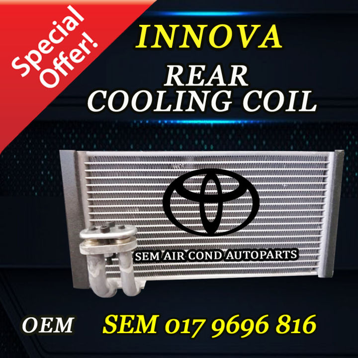 TOYOTA INNOVA 2005-2008 YEAR OEM REAR/ BELAKANG COOLING COIL ...