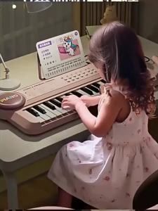 Kids Electric Piano 37 Baby Keyboard with Microphone Singing Songs Development Educational Toy Musical Instrument Games Children2026