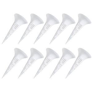 OKDEALS01 10PCS Root Aeration Conical Watering Device Prevent Root Rot Breathable Soil Aeration Device Plant Growth Prevent Soil Loss Pot Bottom Drainage Mesh Garden Bonsai
