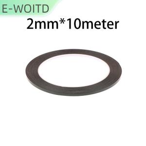 【E-WOITD】 2-5มม. 10ม. ม้วนเทปกาวสีดำสำหรับแท็บเล็ตจอแอลซีดีกรอบกระจกด้านหลังซ่อมกาวสองด้านสำหรับโทรศัพท์