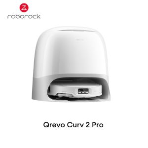 Roborock Qrevo Curv 2 Pro Robot Vacuum 25000Pa Ultra-Slim Design Dual Anti-Tangle System Next-Level Suction for Ground-In Dirt