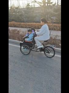 Tricycle Bike Tricycles For Adults single and double seat bike for shopping pet walking lightweight inverted riding Elderly Tricycle  kids bikes