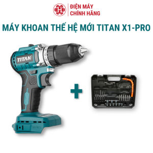 Máy khoan pin thế hệ mới động cơ không chổi than TITAN X1-PRO