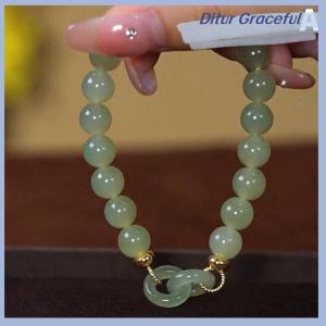 Ditur Summer Valentines Day Gift Love Heart Beads Charm Bracelet for Women Girl Fashion Natural Bracelet To Love Jewelry Gifts