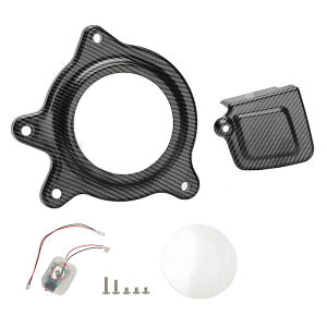 NMAX/AEROX/NVX155 V2 Transparent Acrylic CVT Cover with Light Box and Bolts