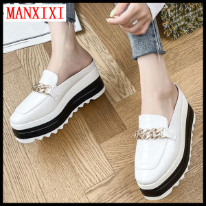 MANXIXI Giày Cao Gót Nữ Thời Trang Dép Đế Xuồng Xăng Đan La Đẹp 2.75 Inch (Cỡ 35-42)
