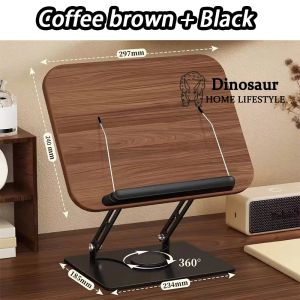 🇸🇬 ReadyStock - 360° Rotating Adjustable Book Stand Adjustable Ergonomic/Reading Board Stand/Laptop Stand/iPad Stand 旋转阅读架