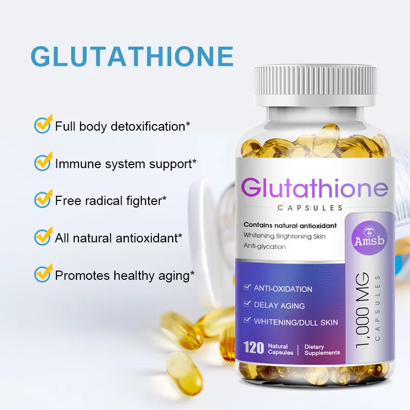 Amsb L-Glutathione Capsules Collagen Antioxidant Anti-Aging Boosting  Immunity Dull Skin Whitening Supplement Health Product | Lazada PH