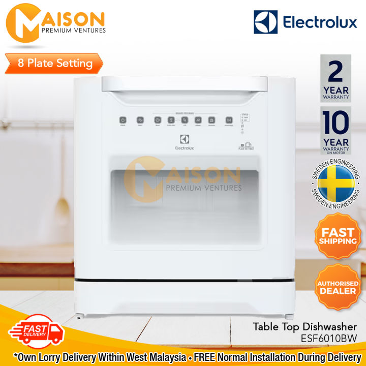 [Sales] Electrolux Compact Dishwasher ESF6010BW (Made in Europe) Lazada