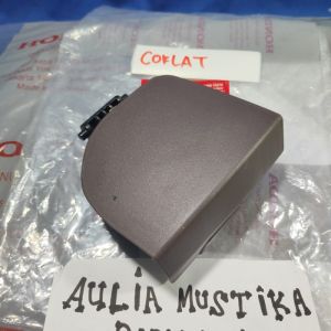 cover tutup lubang laci charger casan genio hitam coklat lid assy iner pocket Honda genio