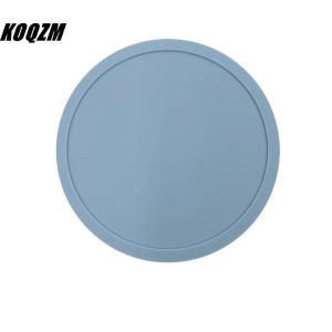 KOQZM Non Slip Silicone Drink Coasters Large Black Cup Coaster Set For Outdoor Drinks Anti Stain & Heat Resistant - Cup Tab