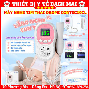 Máy Nghe Tim Thai Tại Nhà OROMI CONTEC10CL - Máy Đo Tim Thai Cầm Tay