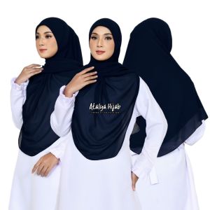 Jilbab Segiempat Syari Curve Jumbo Babydoll Detaa Square Syari / Jilbab Segiempat / Segiempat Voal