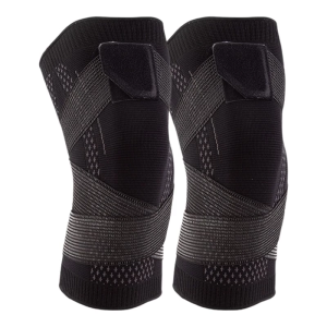 Breathable Nylon Knee Guard Adjustable Support Sports Knee Protectors for Joint Protections During Exercise Fitness