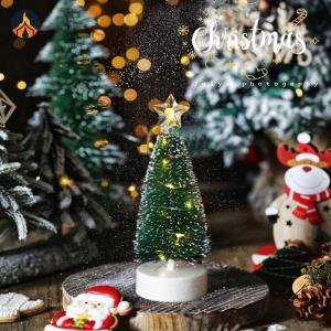 3 pcs Mini Christmas Trees Christmas Decoration LEDChristmasTreeSet for Christmas Decor[Jocestyle Store]