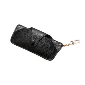 SHUSHABA Korean Simple Elegant For Men Waterproof Girls Glasses Holder Eyewear Storage For Women PU Leather Eyewear Holder Hanging Sunglasses Bag Eyeglasses Protective Box Leather Glasses Case