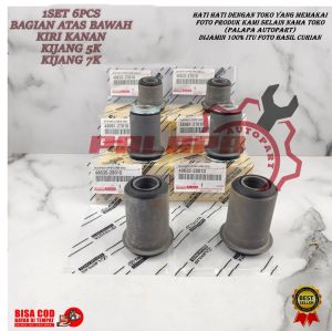BUSHING ARM SET ATAS BAWAH KIJANG 5K 7K 1SET 6PCS ORIGINAL