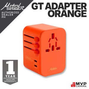 MATADOR Global Travel Adapter Black Orange MVP CAMERA