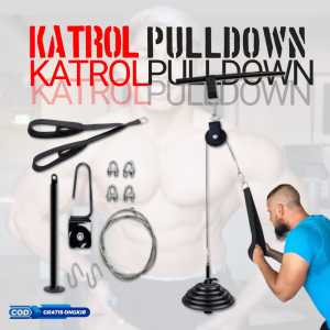 Pulldown Katrol Fitness Gym DIY Pulley Cable Machine Arm Bicep Equipment Strap tricep