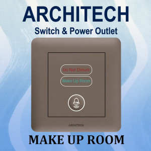 ARCHITECH INFINITY A63-K18 BROWN Sakelar - Saklar DND Indikator