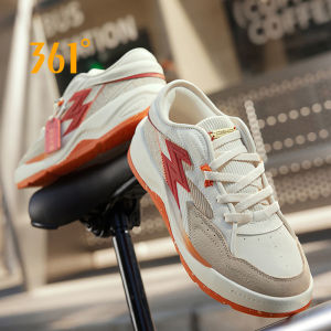 361 Degrees Mens Casual Leather Red Sports Shoes Sneskers 672516607