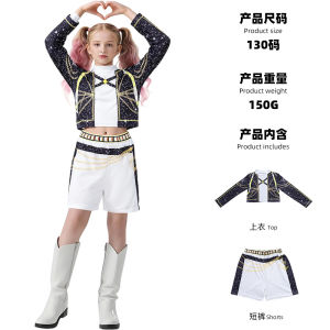 2026 Hot Sale [ Shipped from China ]5 Performance Outfit K-POPcos Zoey cosplay Devil Costume Rumi Outfit Halloween Childrens Costume B3