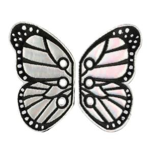 1 Pair Embroidered Patches Butterfly Wing Sewing Patches Iron On Patches Applique Patches Sew On Patches for Clothe