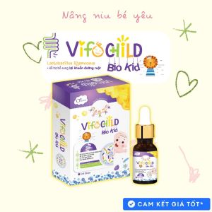 Men vi sinh Vifochild 5ml Bio Kid Giúp hệ tiêu hóa của bé luôn khỏe mạnh