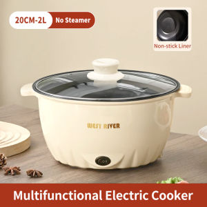 [Ready Stock]5L Electric Cooker Electric Pot Big Capacity Multi Electric Pot Hot Pot Multi Cooker Non-Stick Pot