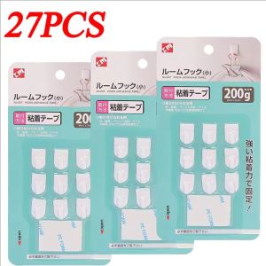 45pcs Mini Self Adhesive Hooks / Cute Small Seamless Wall Hooks / Necklace Jewelry Storage Hook / Household Punch-free Hook Rack for Kitchen Bedroom Bathroom
