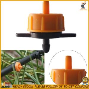 [LYOUTDOOR]100pcs Pressure Compensating Drip Emitters Micro Connectors 2L/4L/8L Adjustable Drippers for Garden Lawn Drip Irrigation