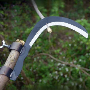Multifuntional Portable Grass Sickle Cutter Head Wheat Lawn Mower Gardening Grass Weeding Knife Farm Scythe Sickle Garden Tools