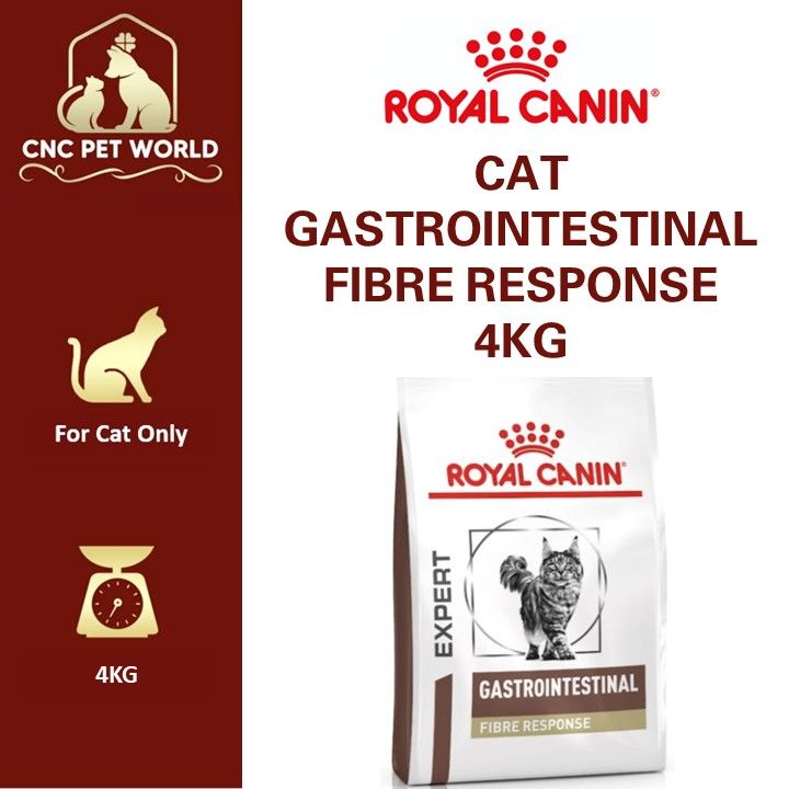 ROYAL CANIN】 CAT GASTROINTESTINAL FIBRE RESPONSE 4KG FOR