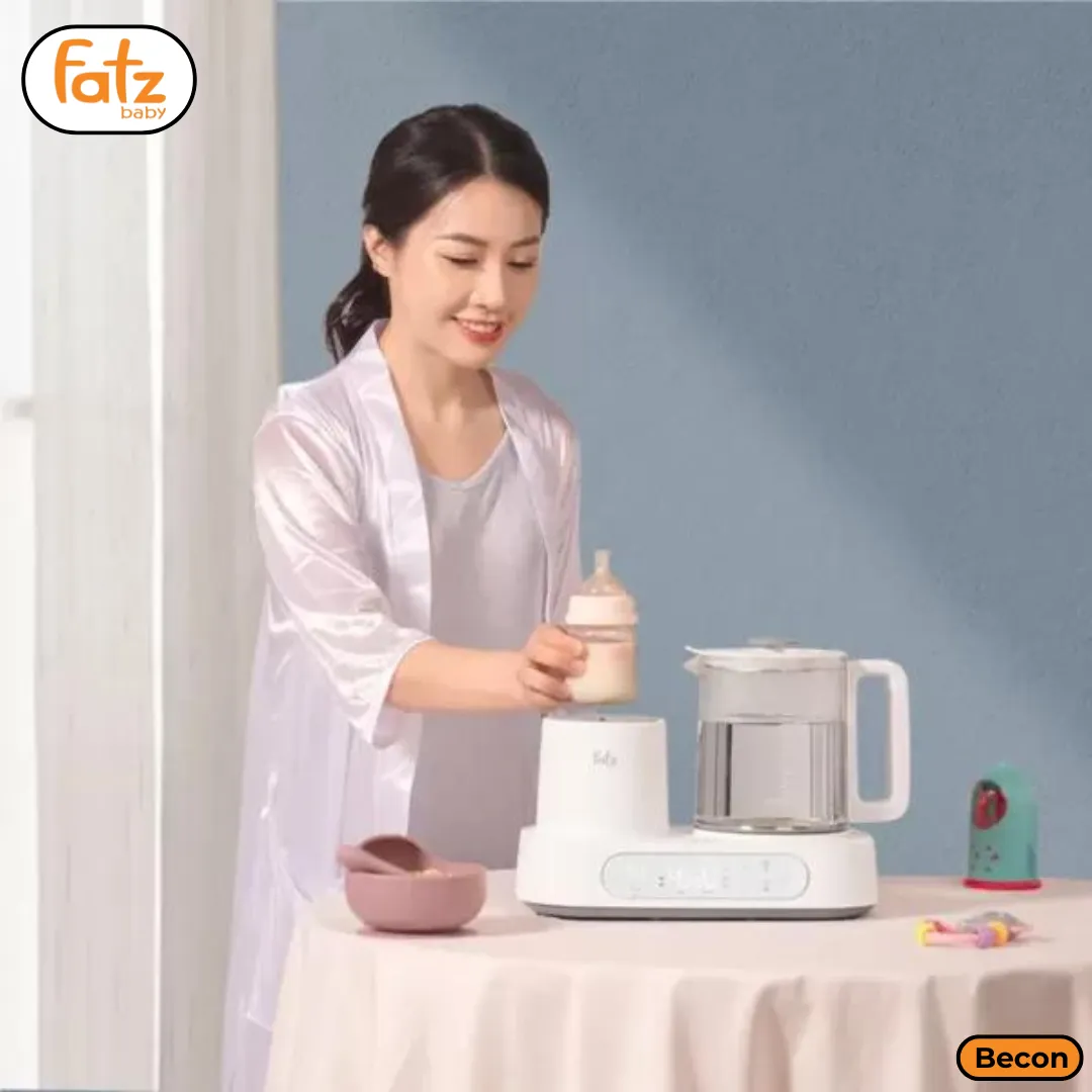 Máy đa năng điện tử Fatz Baby Multimax 9 FB9510HB, lắc sữa/đun & hâm nước pha sữa, dung tích 1200ml:5826