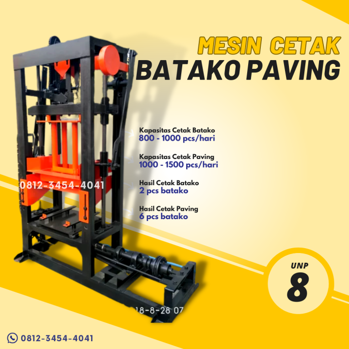 Mesin Press Batako / Paving Block Cetakan Mesin