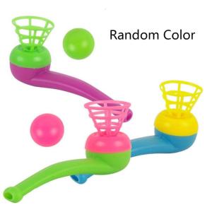 Plastic Ball Toy Floating Ball Game for Toddler Kids Early Learning Interactive Pipe Blowing Breath Training Playsets
