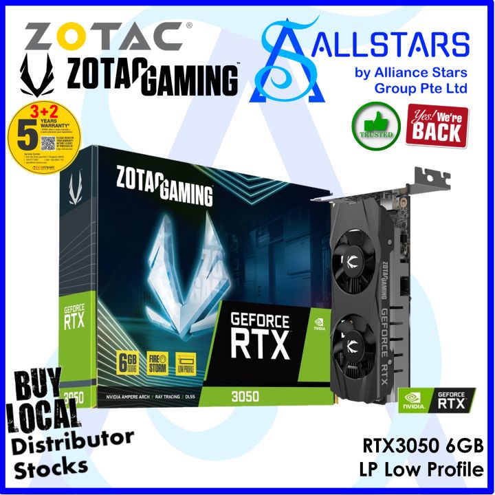 ZOTAC GeForce RTX 3050 6GB ロープロファイル ZOTAC GAMING GeForce RTX 3050 6GB GDDR6 LP | ZOTAC