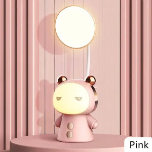 Cartoon Desk Lamp Eye Protection Energy-saving Reading Lamp USB Charging Sleeping Night Light LED Table Lamp for Kids Gift