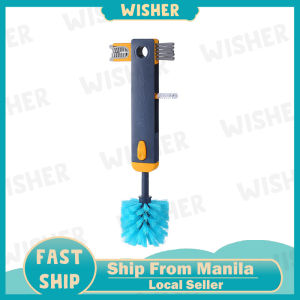 4-in-1 Multi-Function Cleaning Brush Water Bottle Detail Cleaning Tool Cup Lid Cleaning Accessory Telescopic Pole Cleaning Brush
