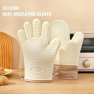Thickening Upgrade Baking Silicone Oven Gloves Heat Resistant Non Slip Kitchen Essential
