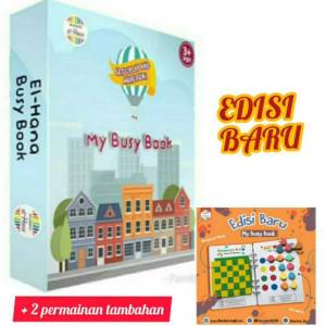 Family buku anak My Busy Book Elhana / buku anak perempuan / buku anak laki laki / buku edukasi