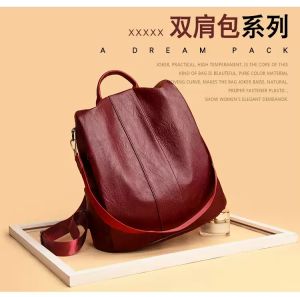 BTSO (( COD )) Tas Ransel Wanita Terbaru 2022 TAs Ransel Sekolah Wanita Tas MultiFungsi Bisa Selempang Bisa Gandong