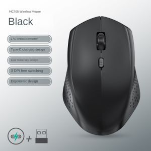 Kebidumei USB 2.4Ghz Wireless Mouse 1600DPI 4 Buttons Wireless Optical Mouse with Receiver Cordless Mice for PC Desktop Laptop Windows Computer